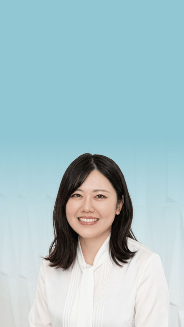 前原えりこさんのファーストビューのレスポンシブ画像